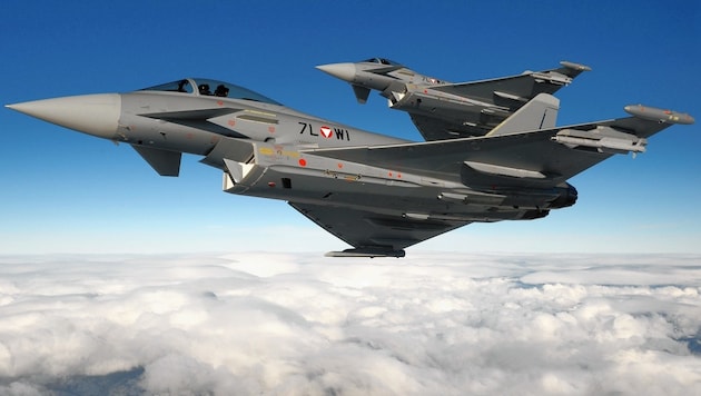 Zwei Eurofighter (Bild: BMLVS/Markus Zinner)