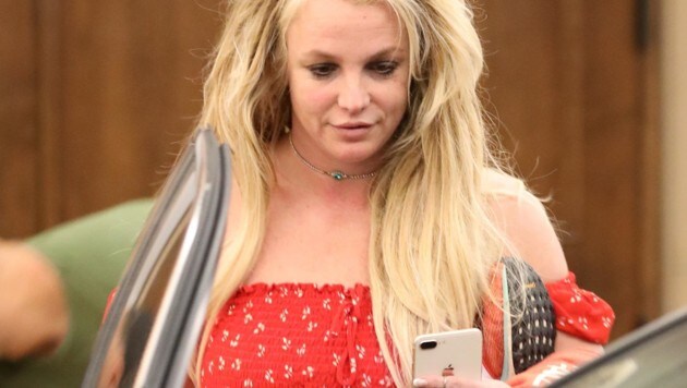 Britney Spears auf einem Foto, das kurz nach ihrem Aufenthalt in der Psychoklinik aufgenommen wurde. (Bild: www.PPS.at)