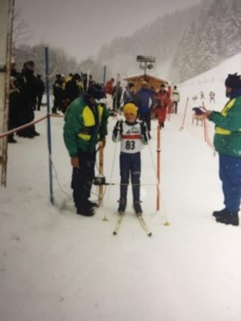 Bernhard Leitinger stand schon als Knirps auf Skiern (Bild: Bernhard Leitinger)