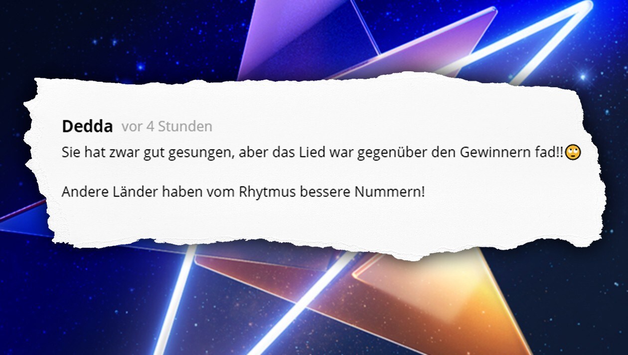 Kommentar Des Tages Song Contest Aus Gute Stimme Schlechtes Lied Krone At