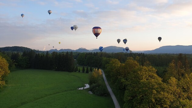 Das internationale Ballonfestival fand zum ersten Mal in der Stadt Salzburg statt. (Bild: Stephanie Angerer)