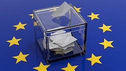 Bald können alle wahlberechtigten Kärntner ihre Stimme bei der EU-Wahl abgeben! (Bild: stock.adobe.com, krone.at-Grafik)