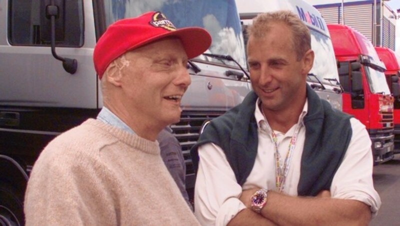 Niki Lauda und Thomas Muster (Bild: Sepp Pail)