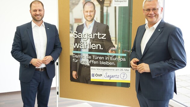 Christian Sagartz glaubt an Einzug ins Parlament: „Kann Sensation schaffen.“ (Bild: ÖVP Burgenland)