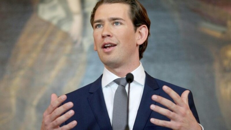 Bundeskanzler Sebastian Kurz, ÖVP (Bild: APA/Georg Hochmuth)