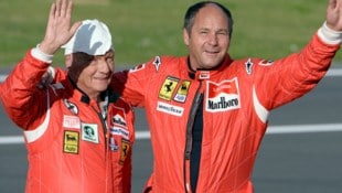 Niki Lauda (li.) und Gerhard Berger (Bild: APA/HANS KLAUS TECHT)