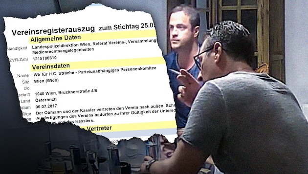 (Bild: BMI/Vereinsregister, Screenshot spiegel.de, krone.at-Grafik)