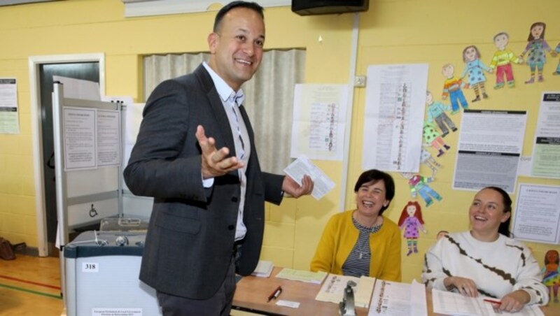 Irlands Premierminister Leo Varadkar (Bild: AFP)