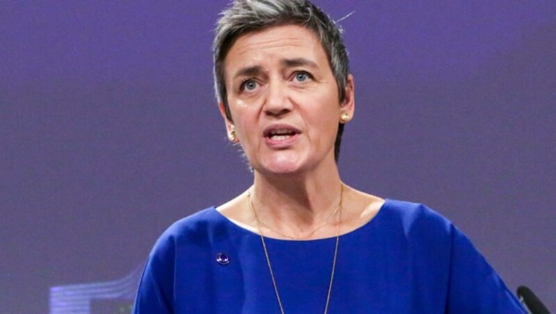 Margrethe Vestager (Bild: AFP, krone.at-Grafik)