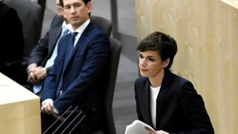 SPÖ-Chefin Pamela Rendi-Wagner hatte den Misstrauensantrag gegen die Regierung von Sebastian Kurz eingebracht. (Bild: APA/ROBERT JÄGER)