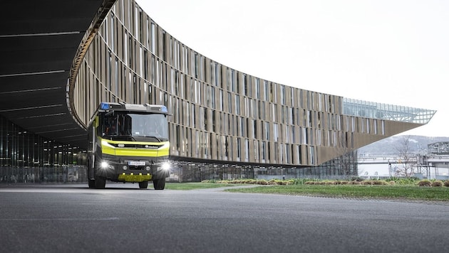 Visionärer Rosenbauer-Truck wird bald Brände bekämpfen. (Bild: Rosenbauer)