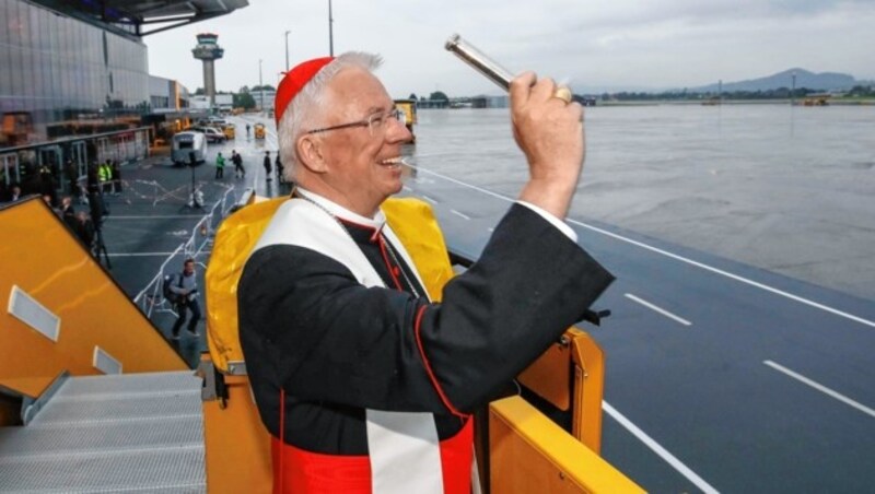 Erzbischof Franz Lackner bei der Segnung (Bild: Markus Tschepp)