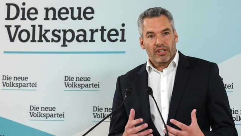 ÖVP-Generalsekretär Karl Nehammer (Bild: APA/LUKAS HUTER)