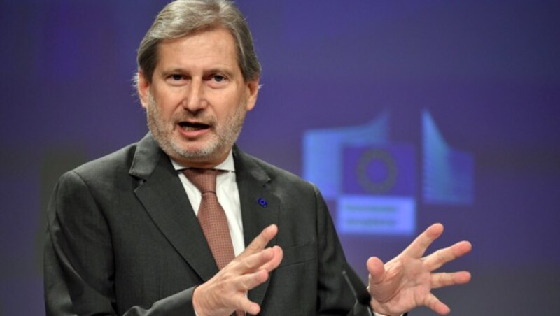 Johannes Hahn (Bild: APA/AFP/JOHN THYS)