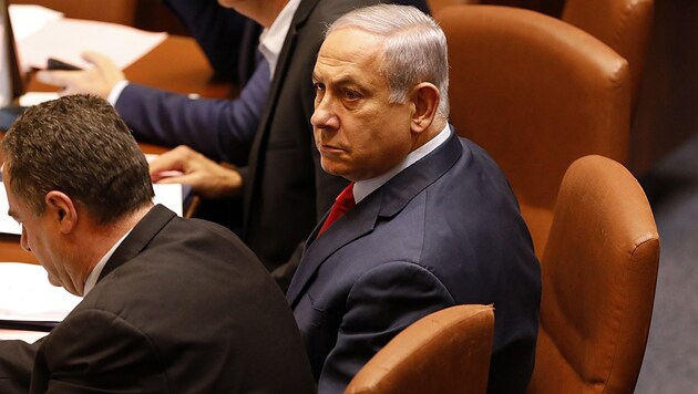 Premier Benjamin Netanyahu nach den gescheiterten Koalitionsverhandlungen (Bild: AP)