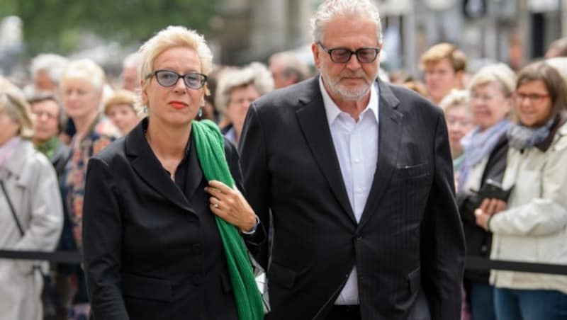 Doris Dörrie und Martin Moszkowicz (Bild: APA/dpa/Matthias Balk)