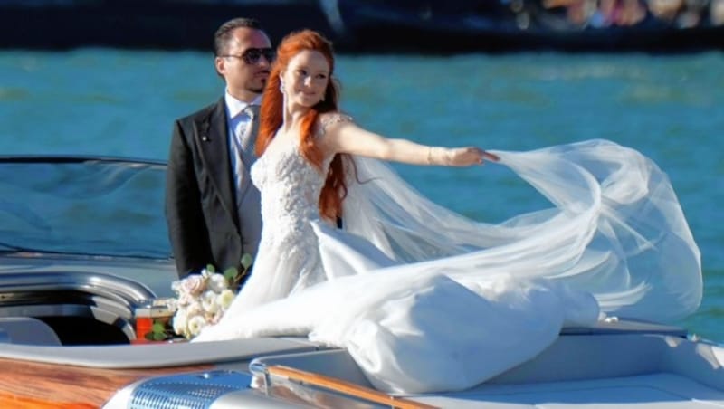 Barbara Meier und Klemens Hallmann sagten in Venedig Ja. (Bild: www.pps.at)