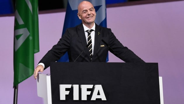 FIFA-Präsident Gianni Infantino (Bild: AFP)