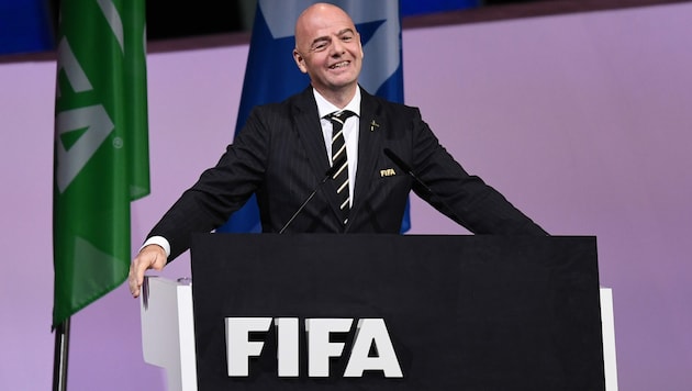 FIFA-Präsident Gianni Infantino (Bild: AFP)