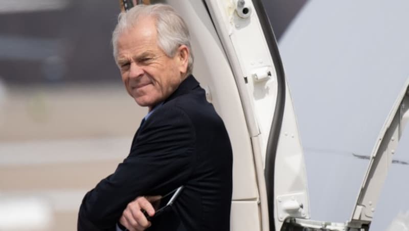 Trumps Wirtschaftsberater Peter Navarro (Bild: APA/AFP/SAUL LOEB)