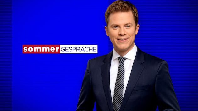 Tobias Pötzelsberger führt die „Sommergespräche 2019“ im ORF (Bild: ORF)