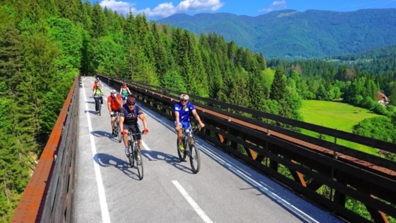 Die "#Alpenradtour 2020" soll vorzeigen, wie man umweltfreundlich in Österreich urlauben kann. (Bild: Wallner Hannes/Kronenzeitung)