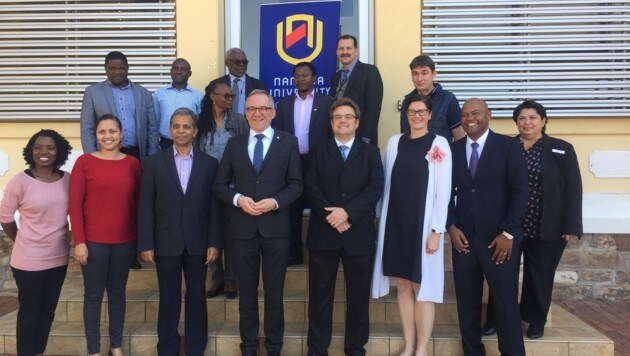 Die Kooperationsvereinbarung wurde in Windhoek unterzeichnet. (Bild: FH Salzburg)