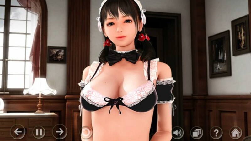 3D-Sexsimulatoren wie „Super Naughty Maid“ gehören zu den expliziteren Videospielen, die auf Steam feilgeboten werden. (Bild: steampowered.com)