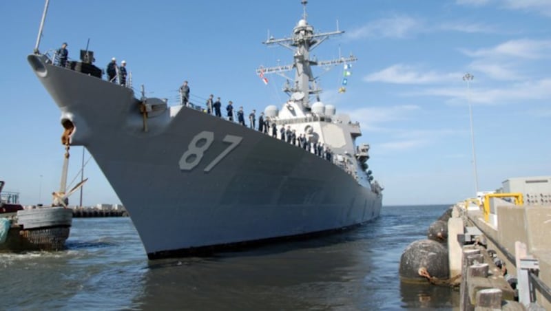 Die USS Mason (Bild: AFP)