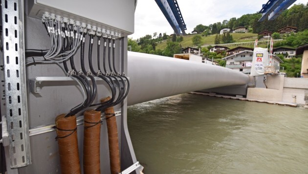 In Mittersill im Pinzgau könnte in den nächsten Tagen die neue Hubbrücke zum Einsatz kommen. (Bild: Land Salzburg/Sabine Bauer)