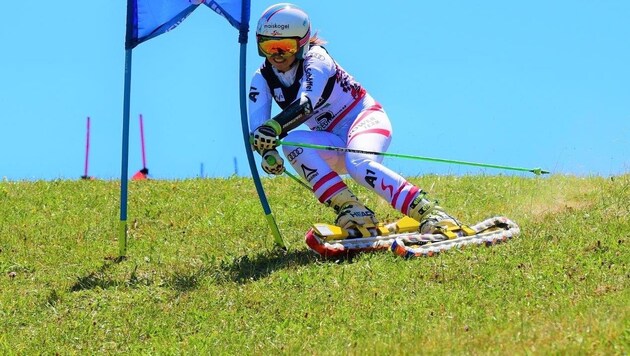 Jacqueline Gerlach startete mit zwei Siegen und einem zweiten Platz in die neue Weltcupsaison. (Bild: Robert Hetfleisch)