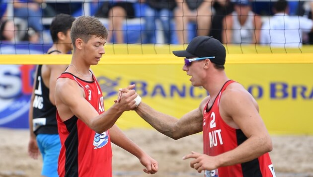 Paul Pascariuc (li) und Arwin Kopschar feierten zwei Siege in der Qualifikation der U21-WM und stehen im Hauptbewerb. (Bild: Pascariuc/Kopschar)