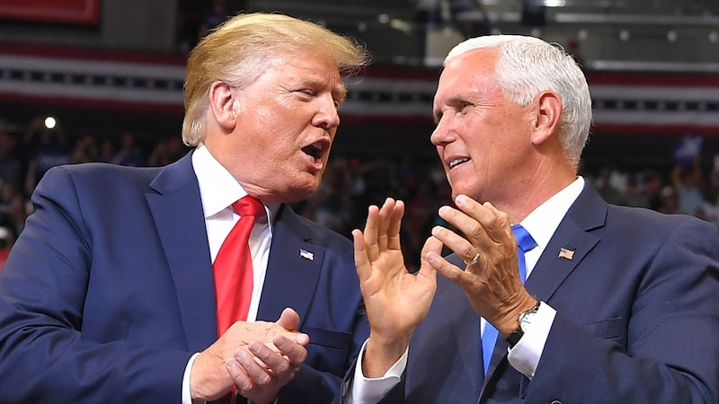 Donald Trump and Mike Pence (Bild: AFP)