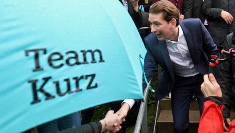Sebastian Kurz arbeitet schon fleißig an seinem Comeback als Bundeskanzler. Aktuelle Umfragen weisen seine ÖVP als stärkste Partei aus. (Bild: APA/HELMUT FOHRINGER)