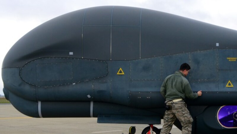 Eine Drohne des betroffenen Modells Global Hawk (Bild: US AIR FORCE)