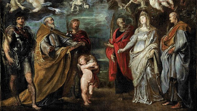 Von Peter Paul Rubens (1577-1640): „Die Patrone der Oratorianer“, er war einer der Wichtigsten im römischen Barock (Bild: DomQuartier Salzburg)