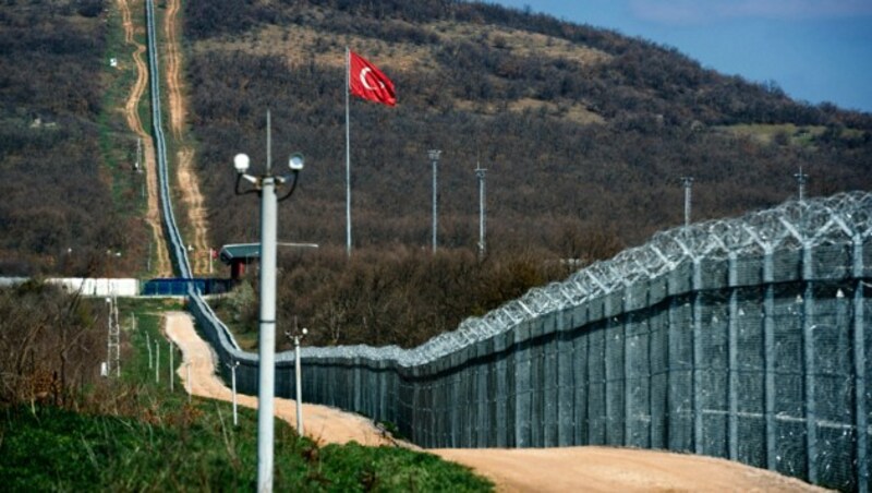 Die bulgarisch-türkische Grenze in der Nähe des Dorfes Lesovo (Bild: AFP)