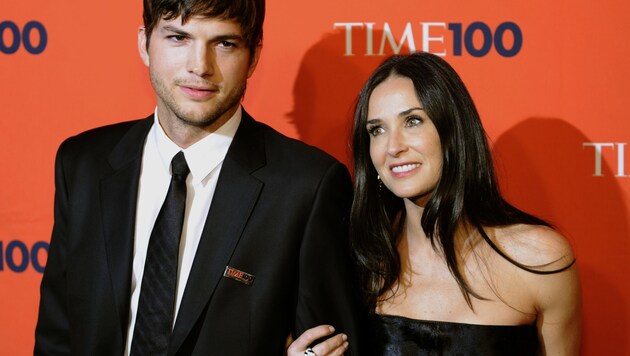 Ashton Kutcher und Demi Moore (Bild: AFP)