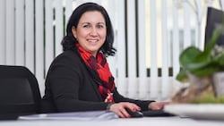 Stefanie Christina Huber ist ab Jänner Vorstandsvorsitzende der Sparkasse Oberösterreich. (Bild: Markus Wenzel)