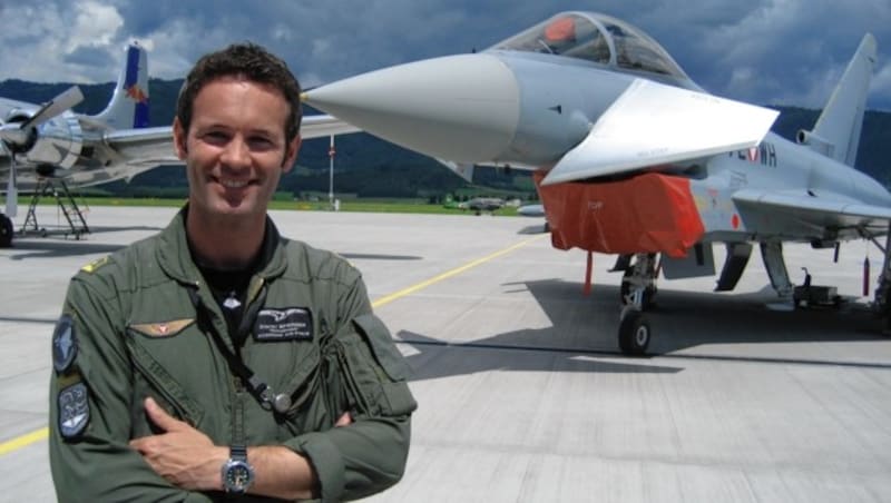 Eurofighter-Pilot Dieter Springer (Bild: Christina Natascha Kogler)