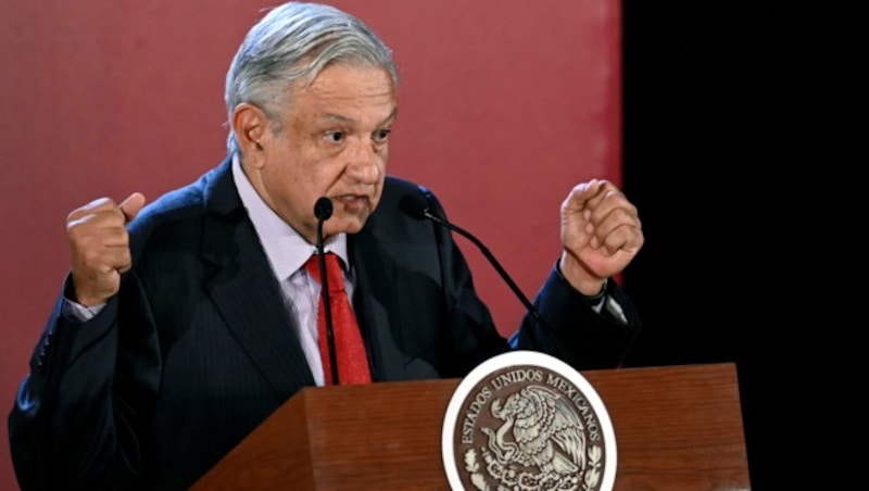 Mexikos Präsident Andres Manuel Lopez Obrador (Bild: AFP )