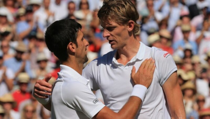 Novak Djokovic (li.) und Kevin Anderson (Bild: GEPA)