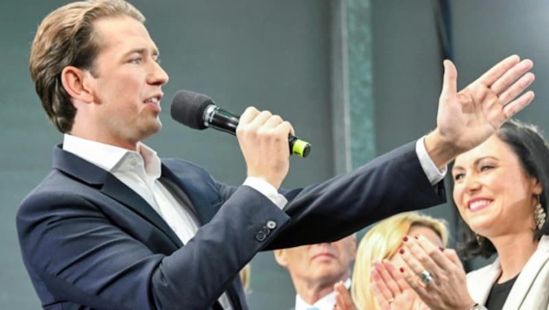 ÖVP-Chef Sebastian Kurz (Bild: APA/LUKAS HUTER)