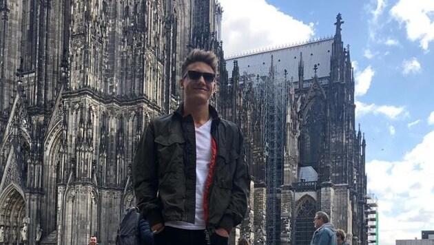 Vorm Kölner Dom: Felix Strauß. (Bild: Felix Strauss)