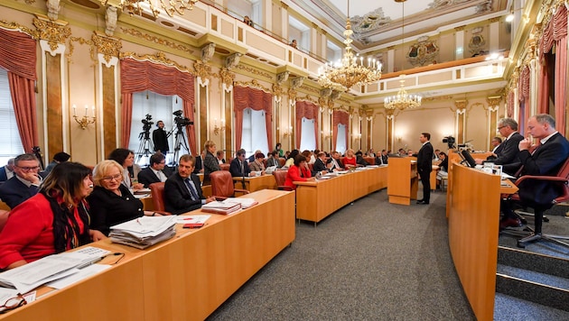 Landtagssitzung im Linzer Landhaus (Bild: © Harald Dostal)