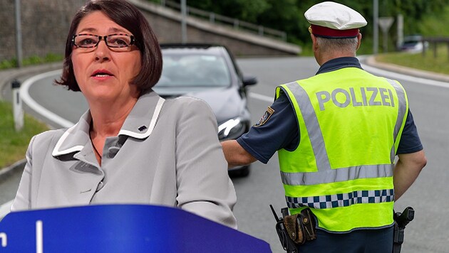 EU-Kommissarin Violeta Bulc betont, dass einseitige Maßnahmen „nicht der richtige Weg“ seien. (Bild: APA/AFP/Emmanuel DUNAND, APA/JAKOB GRUBER, krone.at-Grafik)