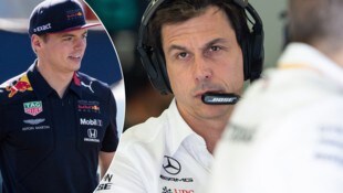 Toto Wolff (r.) hat es verpasst, Max Verstappen (l.) an Bord zu holen. (Bild: GEPA)