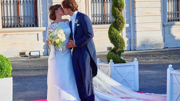 „Sie dürfen die Braut jetzt küssen!“ - Sophia und ihr Arturo (Bild: Starpix/ Alexander TUMA)