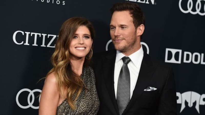 Katherine Schwarzenegger, und Chris Pratt (Bild: APA/AP)