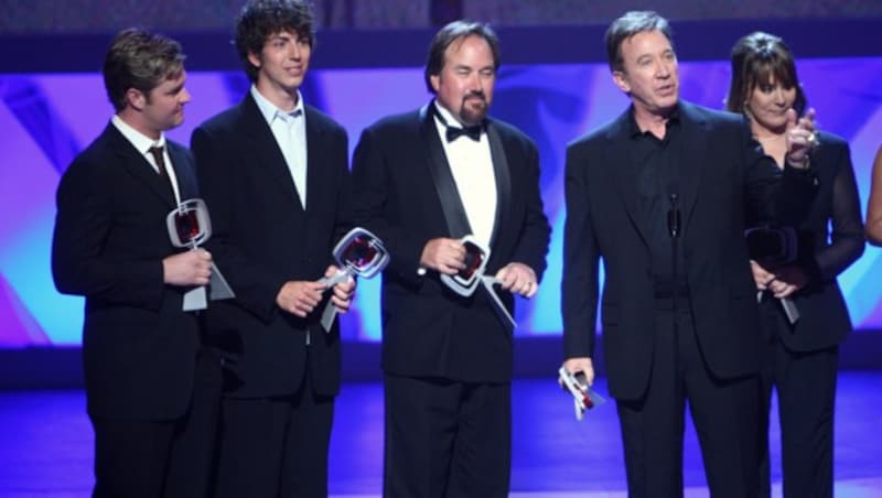 Zachary Ty Bryan, Taran Noah Smith, Richard Karn, Tim Allen und Patricia Richardson waren die Stars der Hit-Serie „Hör mal, wer da hämmert“. (Bild: 2009 Getty Images)